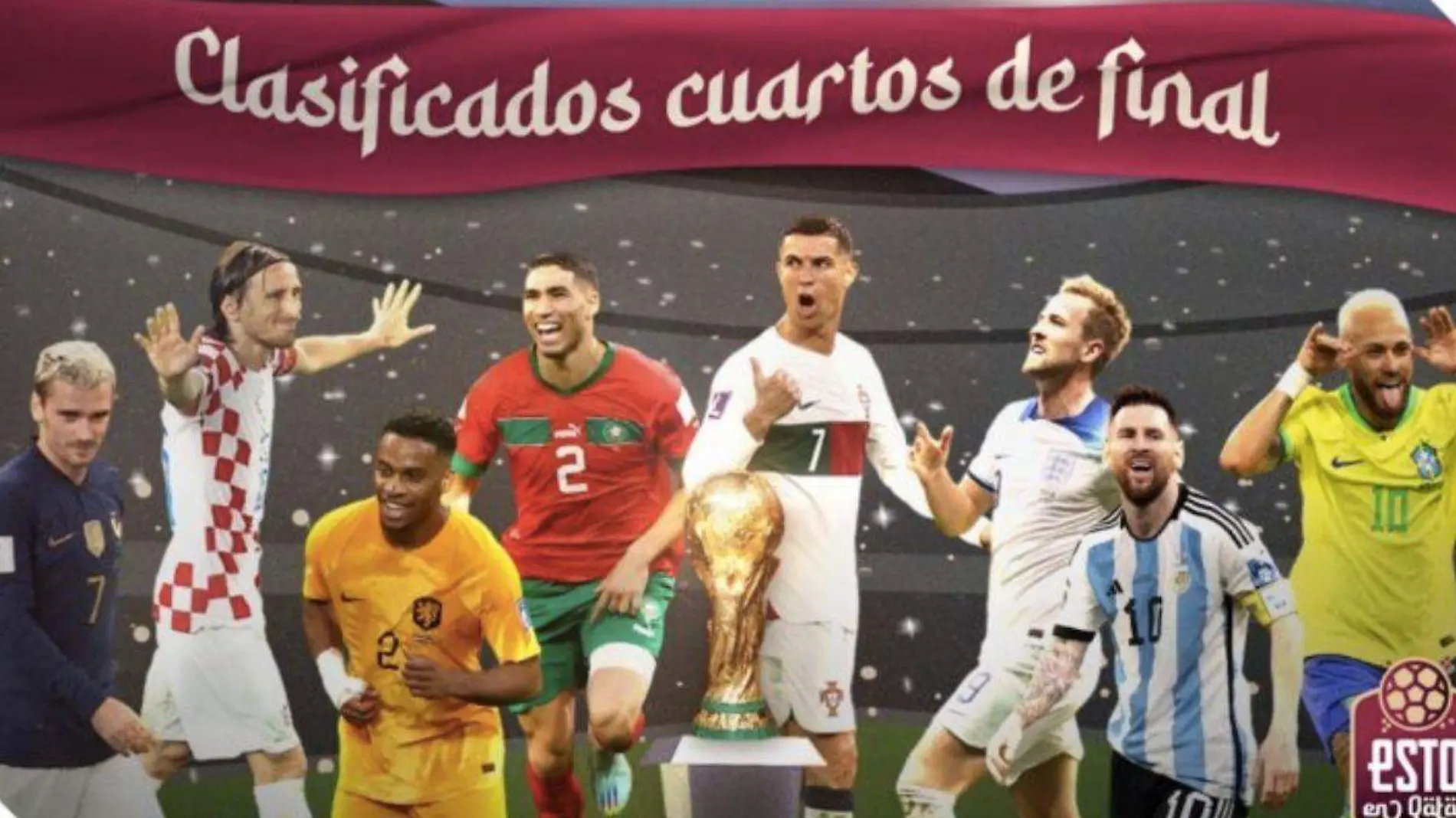 Listos los cuartos de final en Qatar 2022